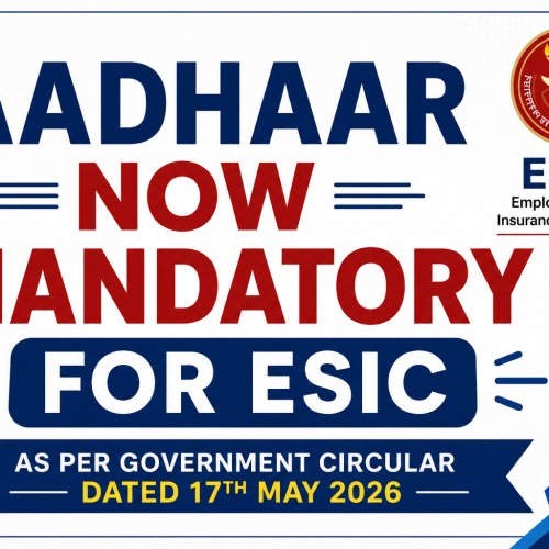 Aadhaar-Based Authentication Mandatory Under ESIC