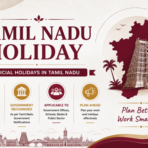 Tamil Nadu Holiday List – 2026