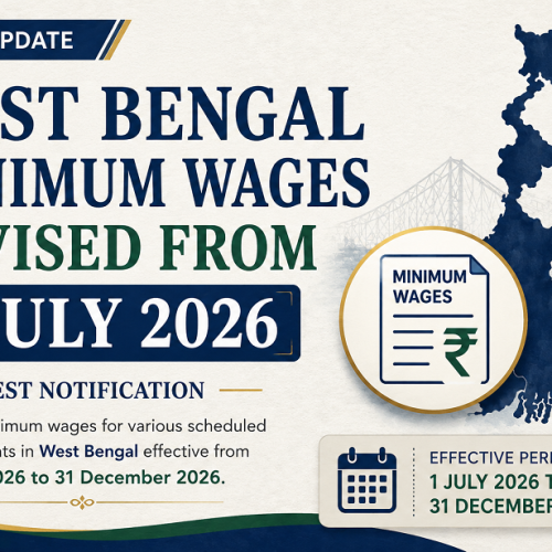 West Bengal Revises Minimum Wages for Shops & Establishments from 1 July 2026
