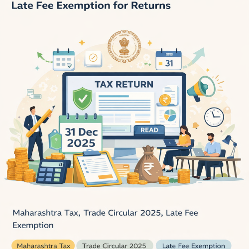 Maharashtra Trade Circular 19 of 2025: Late Fee Exemption for Returns