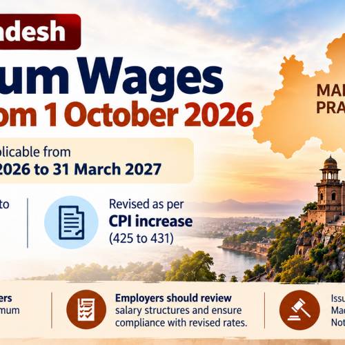 Madhya Pradesh Minimum Wages Revised from 1 October 2026