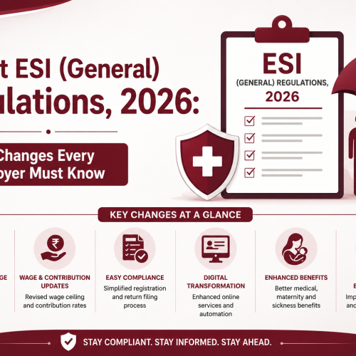 Draft ESI (General) Regulations, 2026: Key Changes Every Employer Must Know