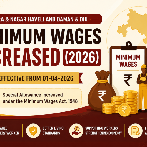 Dadra & Nagar Haveli and Daman & Diu – Minimum Wages Increased (2026)